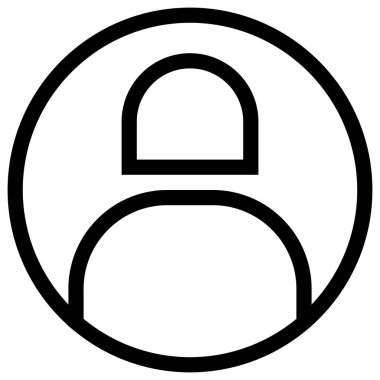 Web, vektör illüstrasyonu için kullanıcı simgesi 