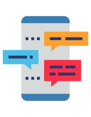 Renkli vektör simgeleri kümesi.