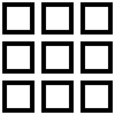 Web, vektör illüstrasyonu için yerleşim simgesi 