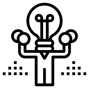 Web, vektör illüstrasyonu için eğitmen simgesi