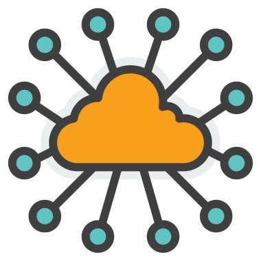 Web, web sitesi, uygulama, sunum, rapor, markalaşma tasarımı vb. için merkezi simge.