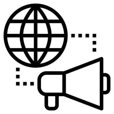 Web, vektör illüstrasyonu için genel simge