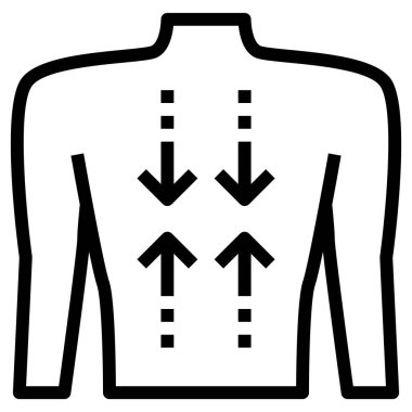 Kas düzlüğü simgesi, vektör çizimi