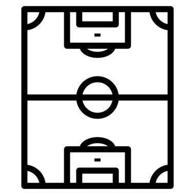 Web, vektör illüstrasyonu için futbol simgesi