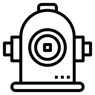 Web için ateş simgesi, vektör illüstrasyonu