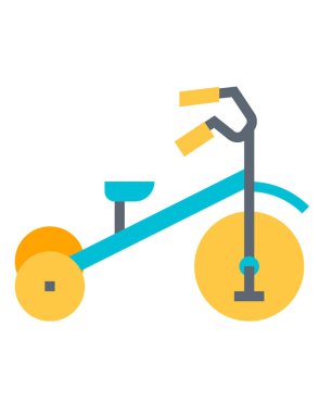 Dambılı scooter. vektör illüstrasyonu