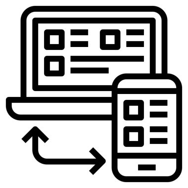 Web sitesi vektör simgesi, İnternet sayfası optimizasyonu