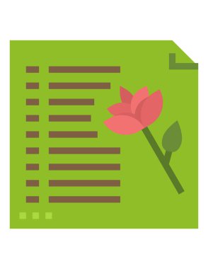 Kontrol listesi simgesi, vektör illüstrasyonu