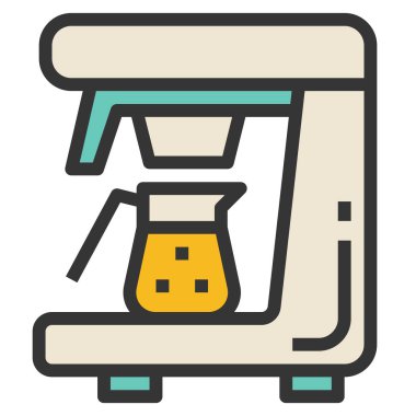 kahve makinesi vektör simgesi