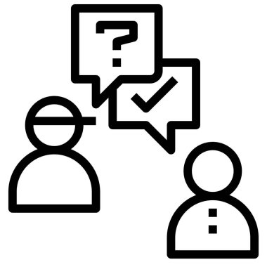 düz simge, vektör illüstrasyonuna sor