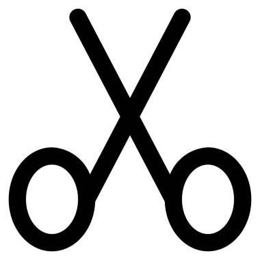 Web, vektör illüstrasyonu için makas simgesi