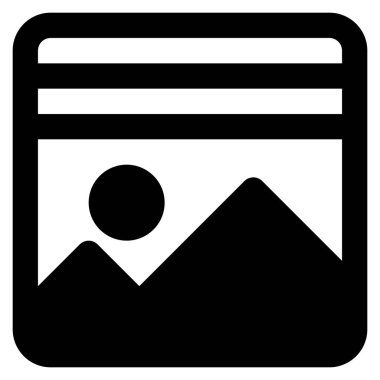 Web için almum simgesi, vektör illüstrasyonu