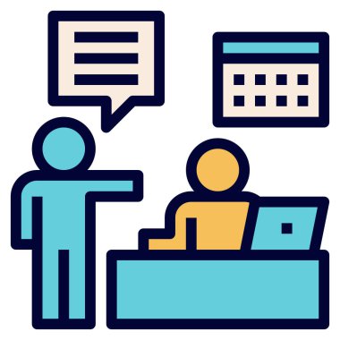 Web için bilim simgesi, vektör illüstrasyonu