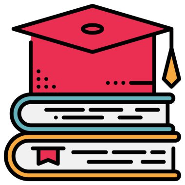 yüksek öğrenim, vektör illüstrasyonu 