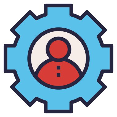 takım çalışması çizgisi vektör simgesi