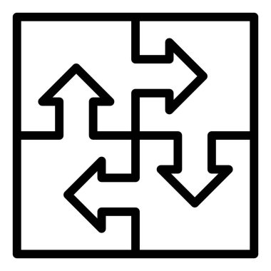 Web, vektör illüstrasyonu için bütünleşik simge 