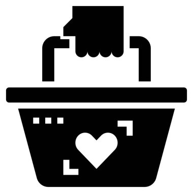 Fabrika vektör simgesi. biçim iki renkli düz sembol, gri ve cyan renkler, yuvarlak açılar, beyaz arkaplan