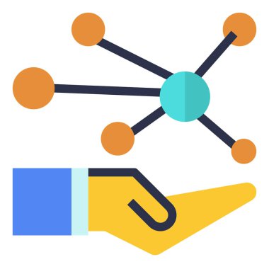 Web, vektör illüstrasyonu için kişisel simge 