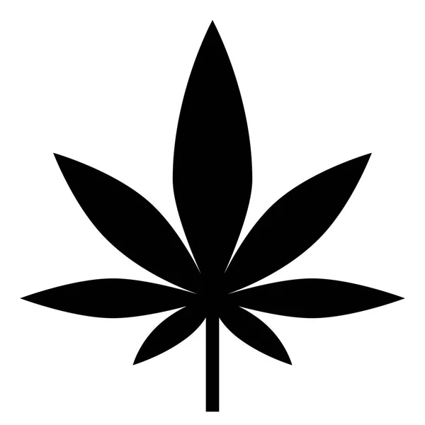 Vector Ilustración Marihuana Cannabis Droga Floral — Archivo Imágenes Vectoriales