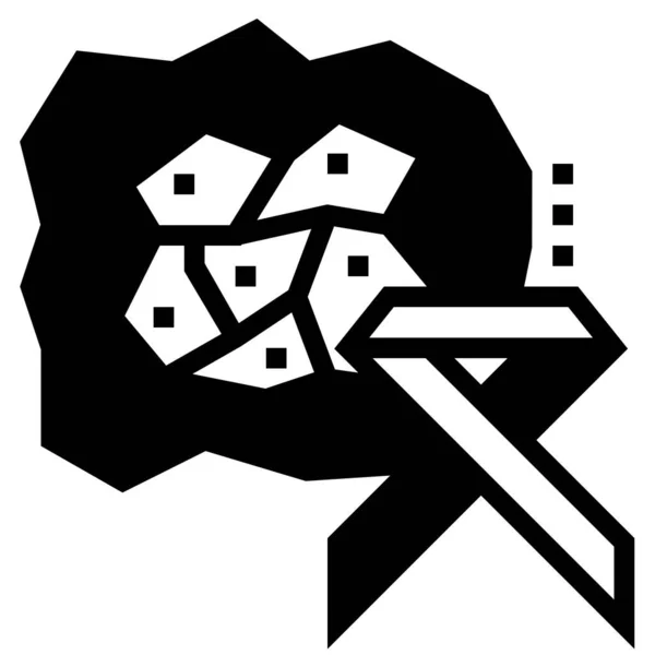 Ikona Raka Płaskiego Ilustracja Wektora — Wektor stockowy