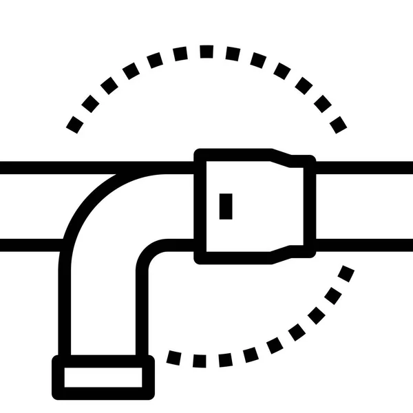 Fixer Icône Plate Illustration Vectorielle — Image vectorielle