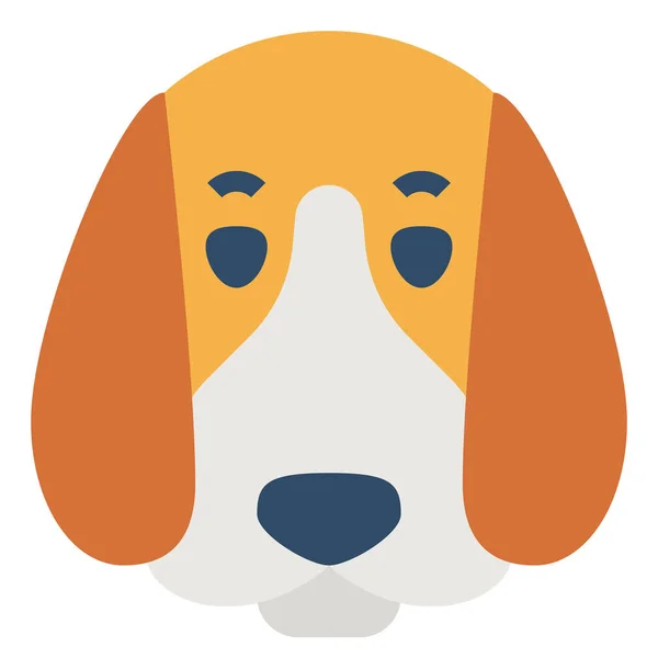 Puppy Modern Conception Icon Website Vector Illustration — 스톡 벡터