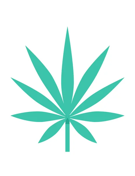 Icono Cannabis Ilustración Vectorial — Archivo Imágenes Vectoriales