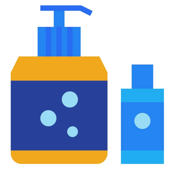Shampoo Modernes Konzept Symbol Für Website Vektorillustration — Stockvektor