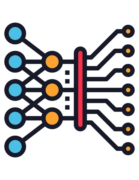 Diagram Icoon Vectorillustratie — Stockvector