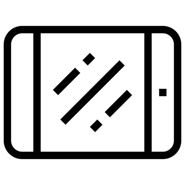 Tabletpictogram Vectorafbeelding — Stockvector