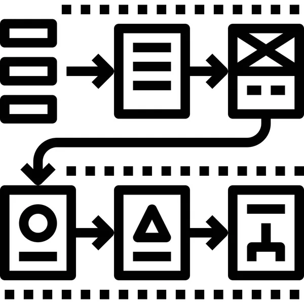 Plan Symbol Für Web Vektorillustration — Stockvektor