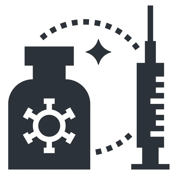 Vaccin Modern Concept Icoon Voor Website Vectorillustratie — Stockvector