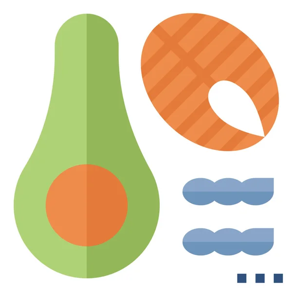 Ketogenes Symbol Für Web Vektorillustration — Stockvektor