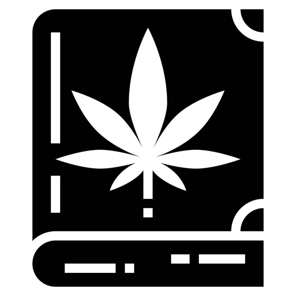 Vector Ilustración Marihuana Cannabis Droga Floral — Archivo Imágenes Vectoriales