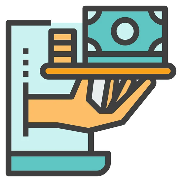 Recibir Icono Para Web Ilustración Vectorial — Vector de stock