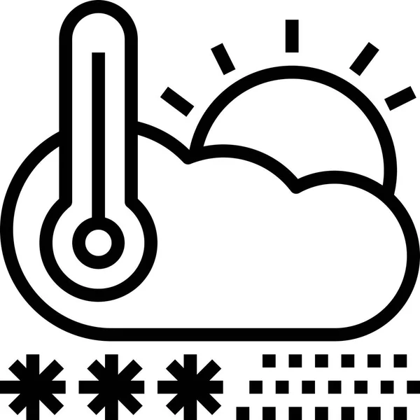 Weather Icon Web Vector Illustration — 图库矢量图片