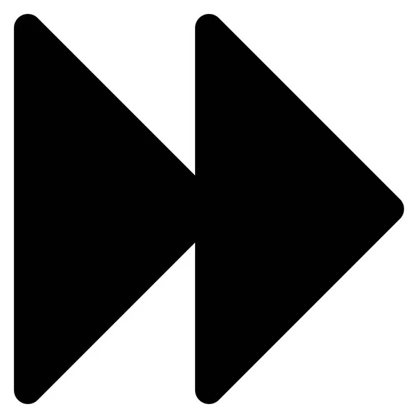 Vorwärts Symbol Für Web Vektor Illustration — Stockvektor
