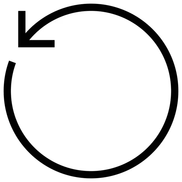 Symbol Für Web Drehen Vektor Illustration — Stockvektor