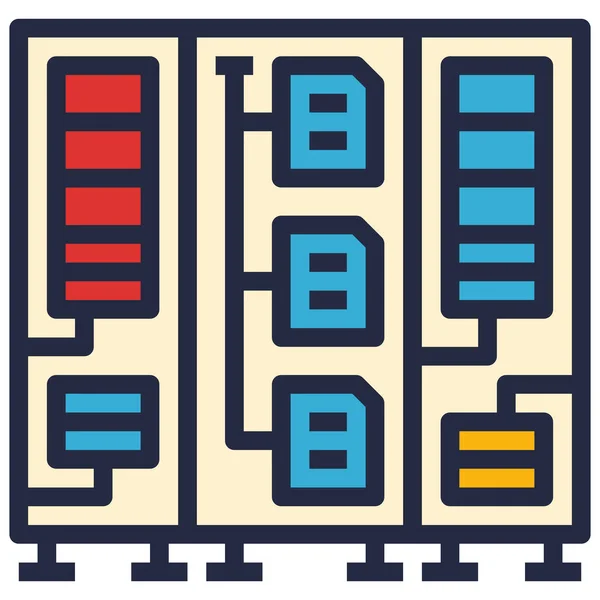 Icona Dei Dati Web Illustrazione Vettoriale — Vettoriale Stock