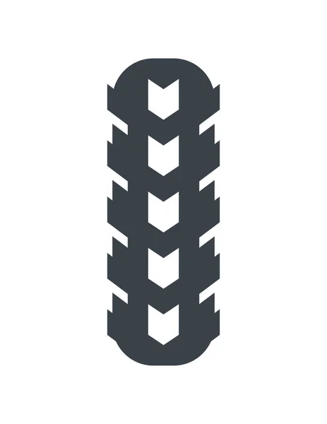 Městská Silueta Ikona Černém Stylu Izolované Bílém Pozadí Ilustrace Vektoru — Stockový vektor