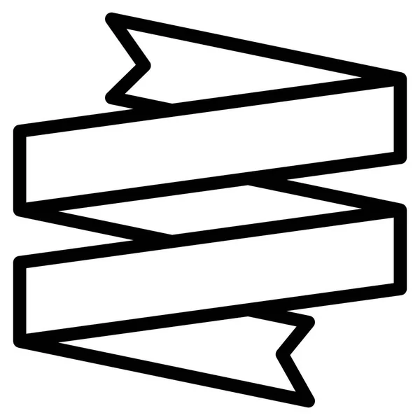 Ikona Wstążki Sieci Ilustracja Wektora — Wektor stockowy