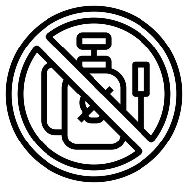 Web için böcek ilacı simgesi, vektör illüstrasyonu