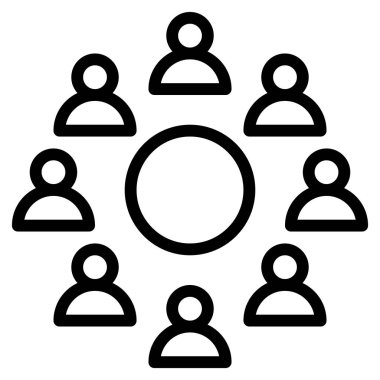 iş insanları ikon vektör illüstrasyon tasarımı