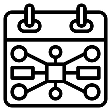 Web için olay simgesi, vektör illüstrasyonu