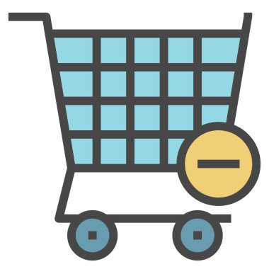 Web, vektör illüstrasyonu için simgeyi sil