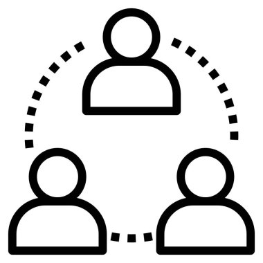 Web için müşteri simgesi, vektör illüstrasyonu 