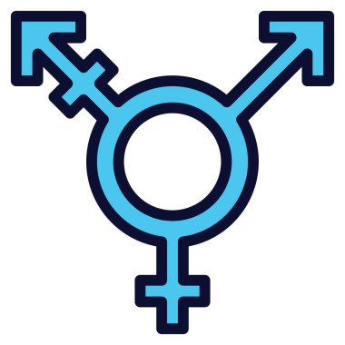 lgbt modern simgesi, vektör illüstrasyonu  