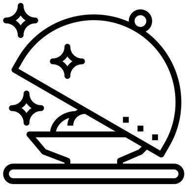 özel menü düz simgesi, vektör illüstrasyonu