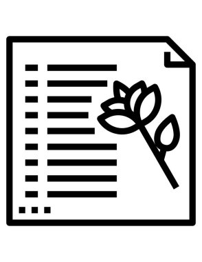 Kontrol listesi simgesi, vektör illüstrasyonu