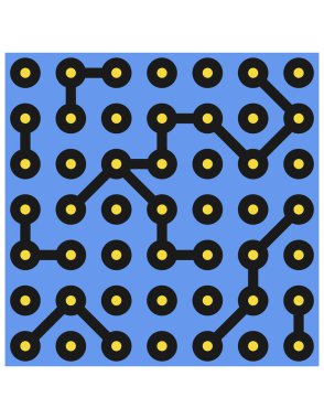 büyük veri düzlüğü simgesi, vektör illüstrasyonu